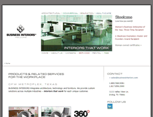Tablet Screenshot of businessinteriors.com